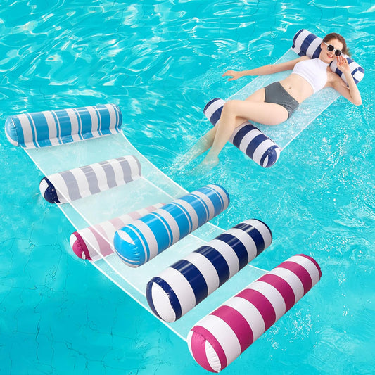 3 Pack 4-in-1 Pool Floats Hammock for Adults